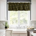 thumbnail image 3 of Merry Christmas Curtain Valances Set Bear and Tree Red Green Buffalo Plaid Kitchen Curtains 24&nbsp;inch Length Rod Pocket Valance and Tiers 3 Piece Set Small Bedroom Bathroom Laundry Decor, 3 of 7
