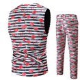 thumbnail image 4 of Mikilon Men's Valentine's Day Suit Vest + Suit Pants Two-piece Suit, 4 of 9