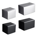 thumbnail image 3 of Caja De Pañuelos De Acero Inoxidable Cubo A Prueba De Herrumbre Caja De Pañuelos Sellada Caja De Cajón Antideslustre Resistente Con Instalación De Perforación Para Cocina Baño Hotel Advancent HA026619-03, 3 of 7