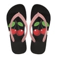 thumbnail image 2 of Psesaysky Boys Girls Open-Toe Sandals Cute Cherry Print Summer Beach Water Slides Sandals(Toddler/Little Kid) Size 13.5, 2 of 7