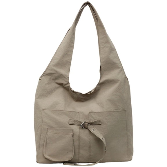 Hsqqdc Pleated Underarm Bag, Lightweight Large Capacity Tote Commuter Handbag for Women