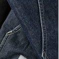 thumbnail image 3 of IROINNID Men's Denim Jacket Stand Collar Long Sleeve Solid Color Comfy The And Thick Denim Cotton Jacket Denim Jacket Overall Jacket Wear, 3 of 5