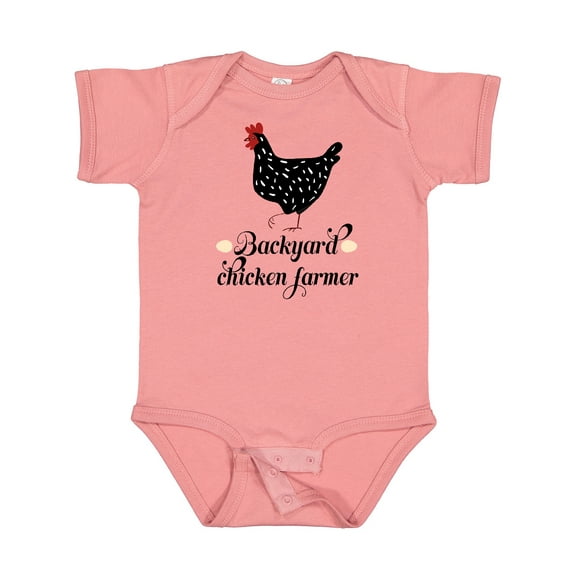 Inktastic Backyard Chicken Farmer Ancona Hen Girls Baby Bodysuit