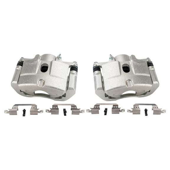 TRQ Front Brake Caliper Set Fits 2015-2017 Chrysler 200 2013-2016 Dodge Dart CLA32420