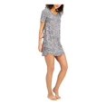 thumbnail image 3 of JENNI Intimates Gray Curved Hem Stretch Animal Print Sleep Shirt Pajama Top Juniors XS, 3 of 3
