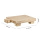thumbnail image 2 of Soporte elevador de Pedestal de madera para botellas, pañuelos de maquillaje de plantas, velas, soporte de madera para jabón, bandeja de madera para baño, hogar y cocina, 2 of 7