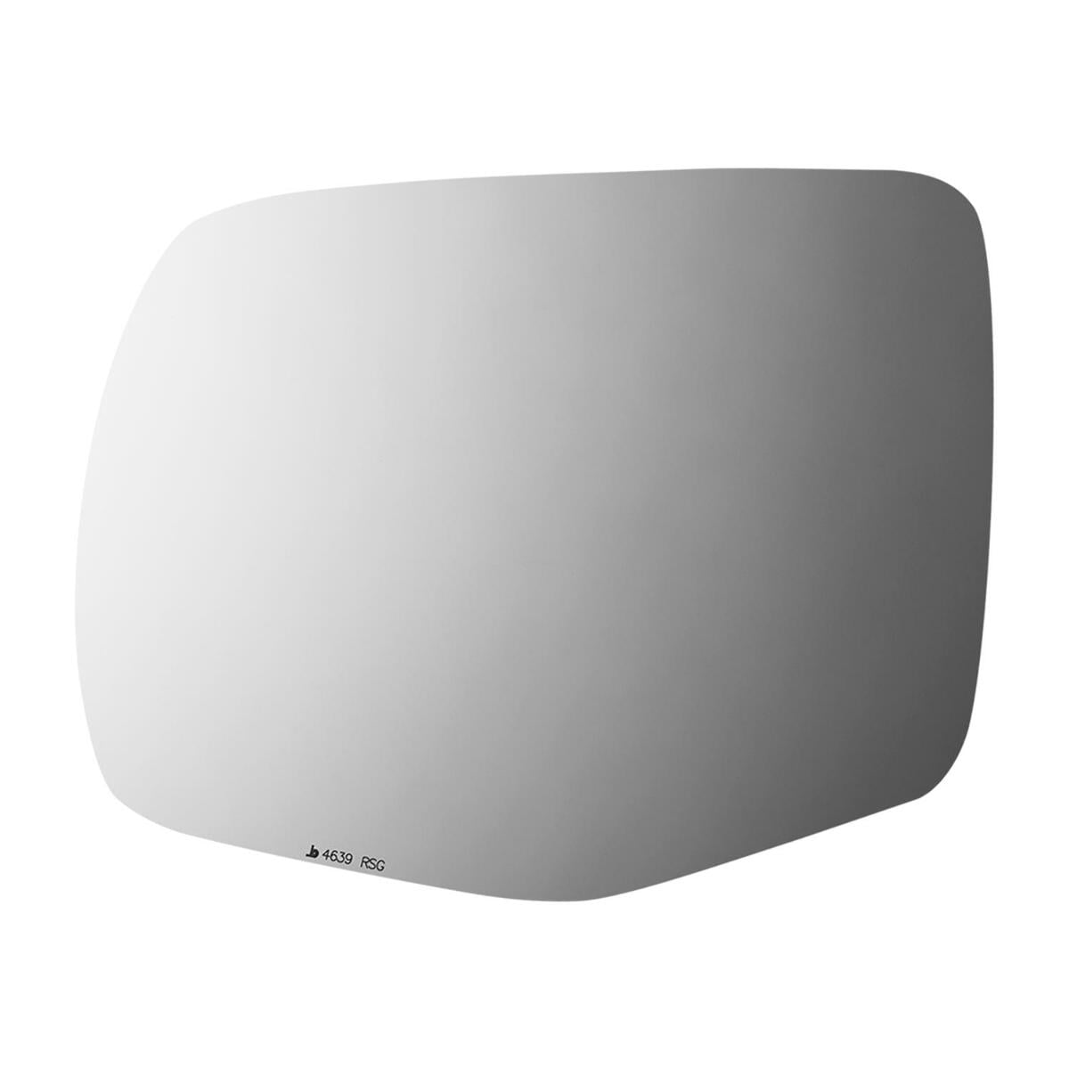 Burco Side View Mirror Replacement Glass with Motor Mount Plate - Clear Glass - 4639RSG