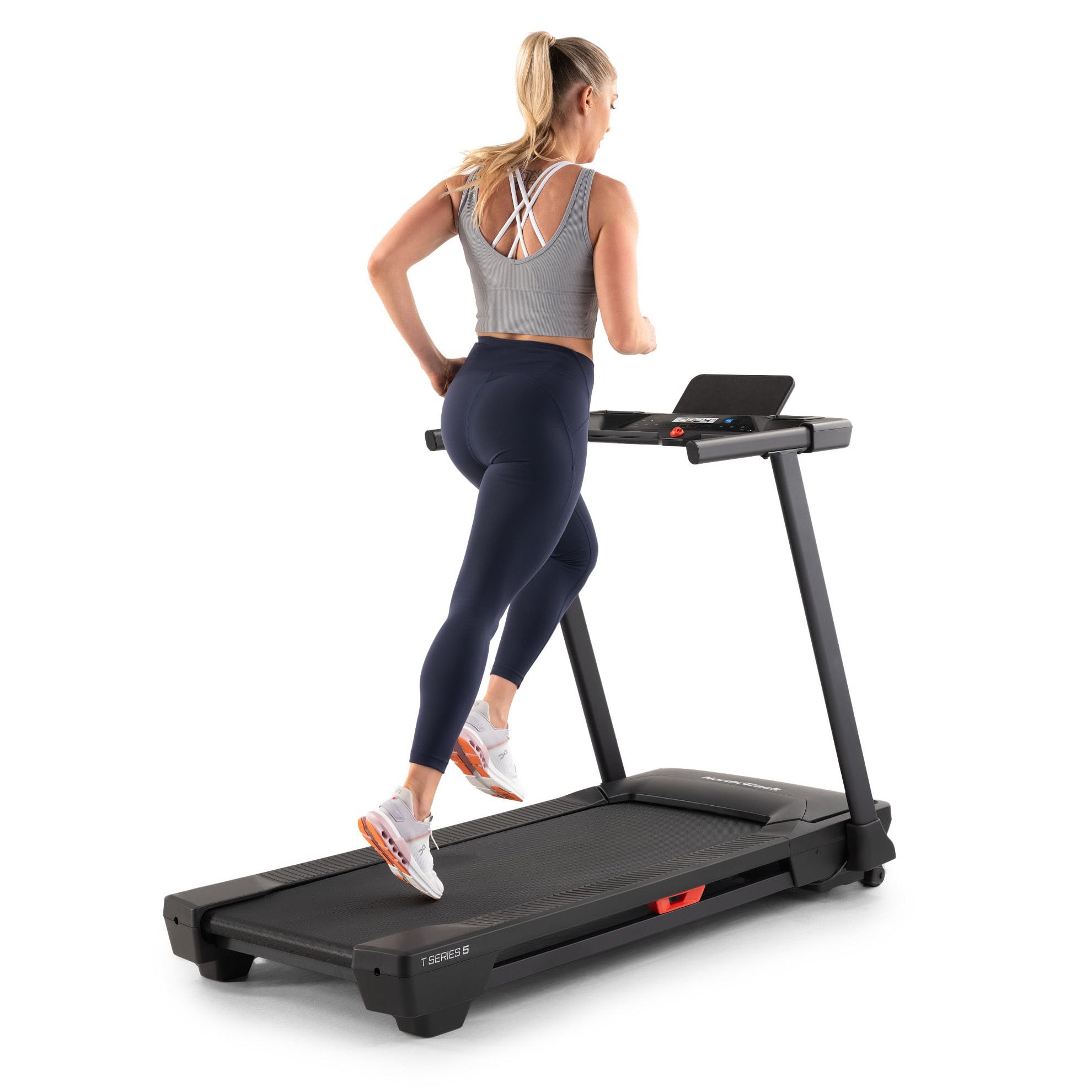 NordicTrack T Series 5 Smart Treadmill with 5" LCD Display & Device Shelf, 0-10% Incline, 0-10 MPH, KeyFlex™ Cushioning and Powered by iFIT