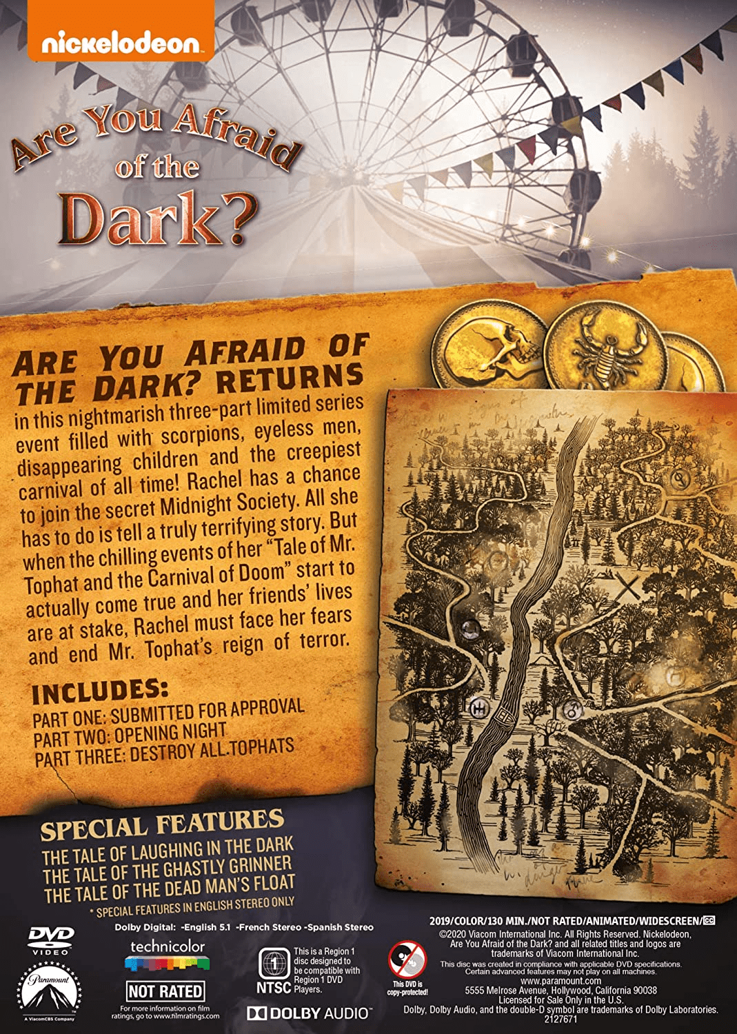Are You Afraid of the Dark? (DVD), Nickelodeon, Horror