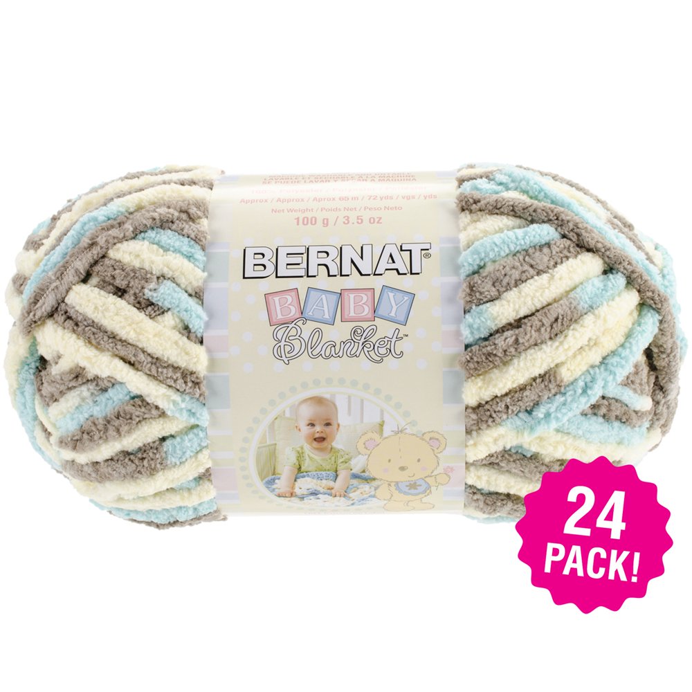 Bernat Baby Blanket Yarn Beach Babe, Multipack of 24