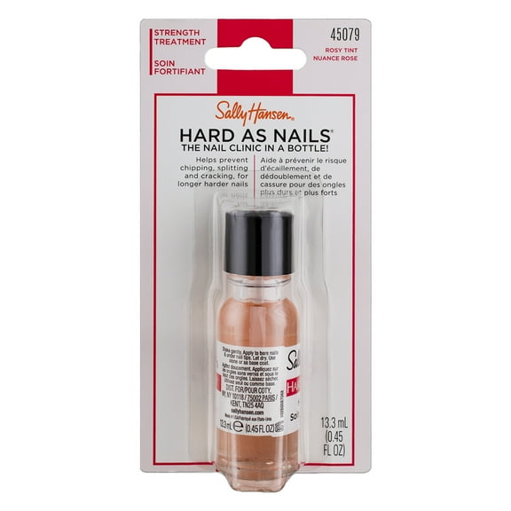 Sally Hansen Hard As Nails Nail Hardener, 0.45 fl oz, Natural Tint 45079 (3 pack) (Bundle)