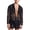 Black, variant on Joernso 1 Set Autumn Men Top Shorts Hollow Out Solid Color Lace See Through Outfit for Wedding Night