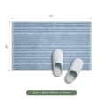 thumbnail image 5 of Martex Restore Stripe Cotton Bath Rug, 20" x 32", Blue, 5 of 7