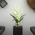 thumbnail image 4 of Nearly Natural Dancing Lady Orchid Liquid Illusion Artificial Flower Arrangement, Green, 4 of 4