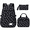Bow Black, variant on Soda Candy Girls Backpack Set 3pcs Coquette Bow School Bookbag for Kids Cute Kawaii Printed Book Bag with Lunch Bag Pencil Pouch