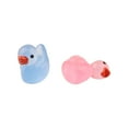 thumbnail image 5 of linyes Assorted 100 Mini Duck Rubber Ducks Miniature Luminous Resin Figurines, 5 of 10