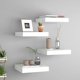 thumbnail image 2 of Estantería de pared VidaXL Modern White MDF, 4 unidades, 2 of 4