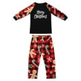 thumbnail image 3 of Pyjamas de Noël Assortis pour la Famille, Ensemble de Hauts Raglan à Manches Longues + Pantalons de Dessin Animé, 3 of 3