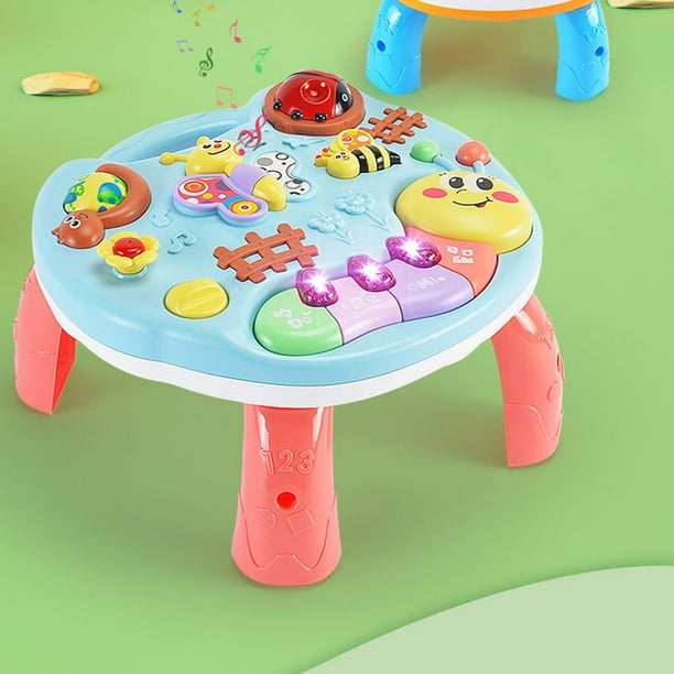 Mesa de actividades para bebés de juguete Montessori, aprendizaje