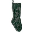 thumbnail image 1 of 2pcs Crochet Cable Knit Christmas Stockings 18' Hanging Socks, 1 of 4