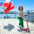 thumbnail image 2 of Jetson 2 Wheel Light Up Scooter Adjustable Kick Ride On Toy for Kids, Red, 2 of 6