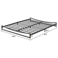 thumbnail image 4 of Danolapsi Low Profile Full Bed Frame,6 Inch Heavy Duty Metal Full Size Platform Bed Frame,Mattress Foundation with Steel Slat Support,No Box Spring Needed/Easy Assembly/Noise Free, 4 of 6