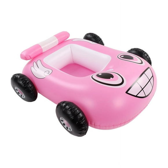 Flotador Inflable para Alberca The Baby Shop diseño de carro y con lanzador Rosa -