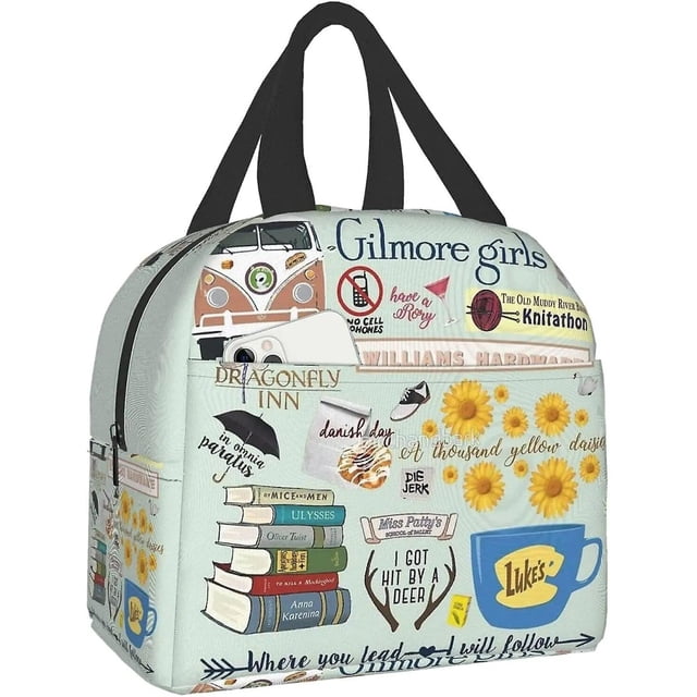 Gilmore Girls Lunch Tote Bag For Women Gifts Fashionable Collapsible Simple Modern Diy Bag Large