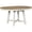 Natural+Antique White, variant on Hassch 42in-58in Extendable Dining Table for 4-6, Modern Kitchen Table with Wood Frame, Space Saving, Natural