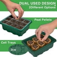 thumbnail image 5 of LAPAMAX 5Pack Seed Starter Trays Kits With Grow Light, Adjustable Brightness & Humidity, for Greenhouse Seedlings, 5 of 9