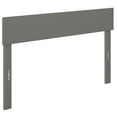 thumbnail image 1 of Pemberly Row Modern Solid Wood Full Headboard in Gray, 1 of 3