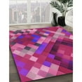 thumbnail image 2 of Ahgly Company Indoor Rectangle Patterned Medium Violet Red Pink Area Rugs, 7' x 10', 2 of 6