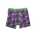 thumbnail image 5 of Minecraft Boys Boxer Brief Underwear, 4-Pack, Sizes XS-XL, 5 of 7