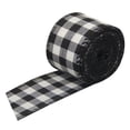 thumbnail image 1 of LNGOOR Linen Check DIY Christmas Bow Gifts Wrapping Ribbon Indoor Outdoor Christmas Decorations for Home Party on Clearance, 1 of 4