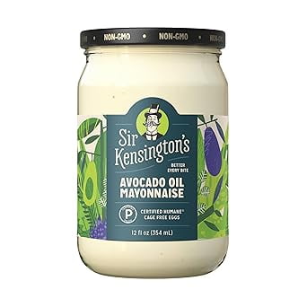 (1 pack) Sir Kensington's Mayonnaise Avocado Oil Mayo Keto Diet & Paleo Diet Certified, Gluten Free, Non-GMO Project Verified, Certified Humane Free Range Eggs, Shelf-Stable, 12 oz