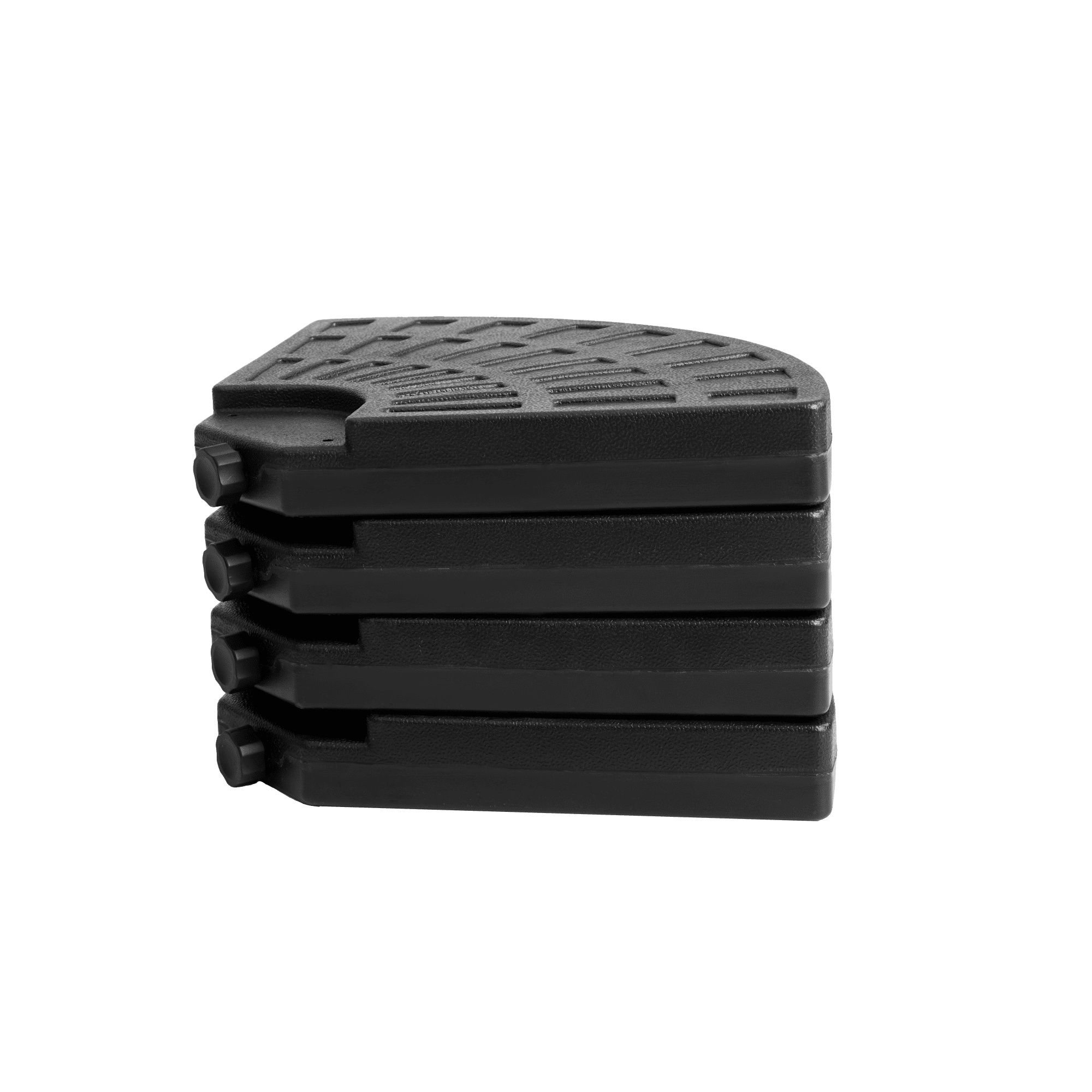 4 Piece Patio Umbrella Base,Heavy-Duty Sand Filled Patio Umbrella Base,Black
