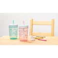 thumbnail image 6 of Zak Designs 15oz Kelso Toddler Cups For Travel or At Home, Durable Plastic Sippy Cups With Leak-Proof Design is Perfect For Kids (Fanciful Unicorn, Happy Skies), 6 of 8