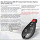 thumbnail image 2 of Llave remota de coche para SUV, Jeep Grand Cherokee 2008-2013/Commander 2008-2012, 5 botones FCCID:, 2 of 7