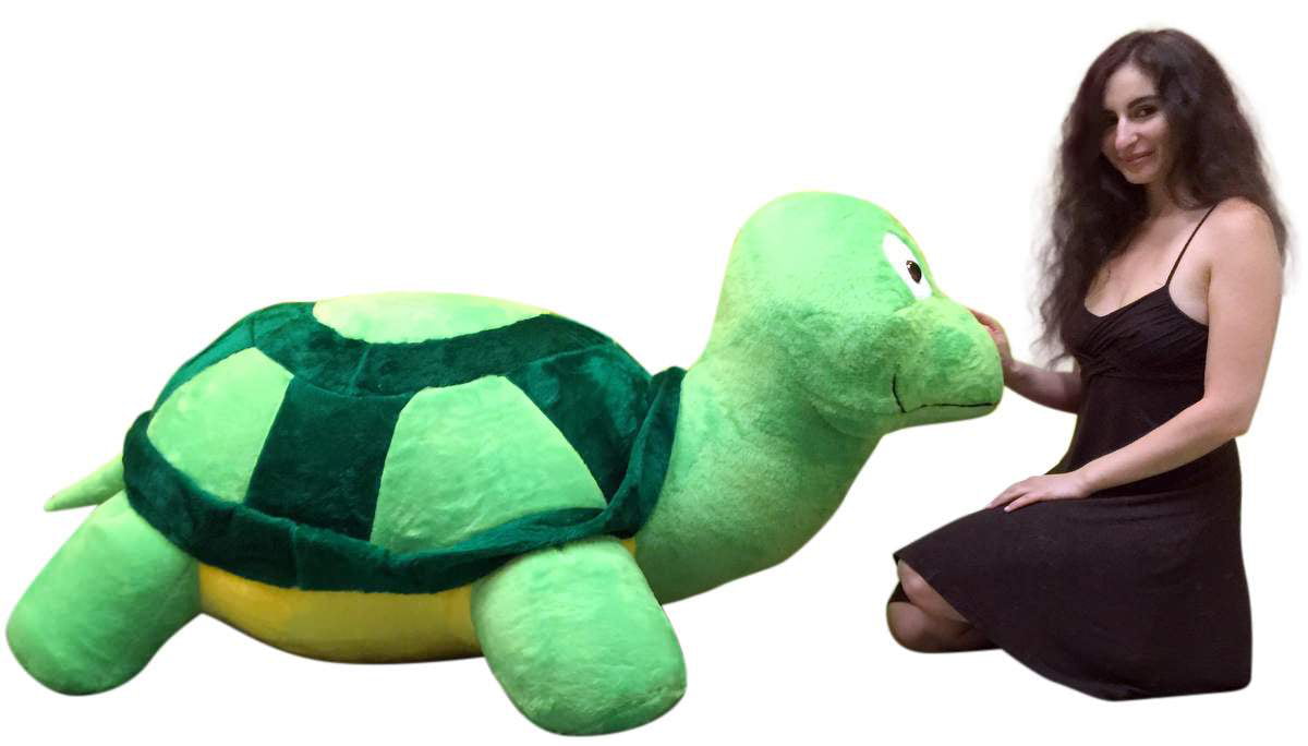 Giant Big Green Turtle Large Stuffed Soft Doll Pillow Plush Toy Party Gift SI