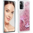 thumbnail image 4 of for Mi Redmi Note 10 Pro Case for Women,Case for Mi Redmi Note 10 Pro Max,Glitter Bling Liquid Sparkle Painted Quicksand Flowing Case Cover for Xiaomi Redmi Note 10 Pro Max XY High Heel, 4 of 14
