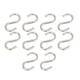 thumbnail image 1 of Ganchos en S ANGGREK Metal Premium 10 Piezas Engrosadas Para ropa, 1 of 8