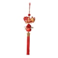 thumbnail image 2 of Decoraciones de Año Nuevo Chino: Colgante Rojo Tradicional con Motivo de Caballo para el Año Nuevo Lunar estilo E, 2 of 9