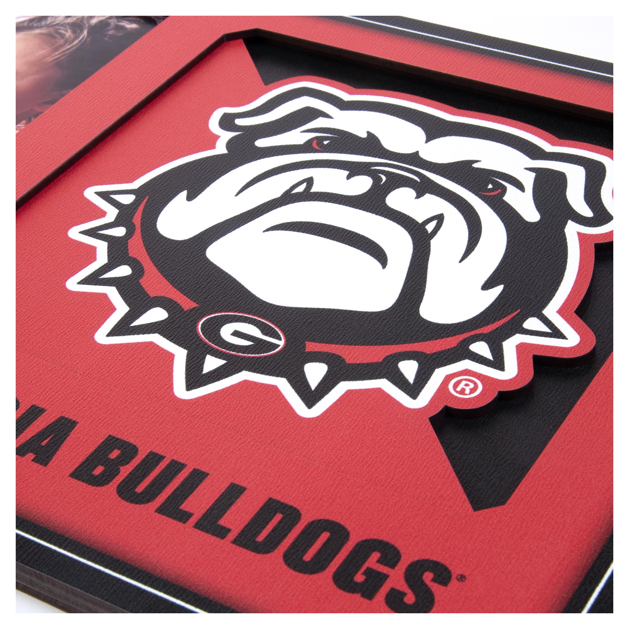 IDNA Georgia Bulldogs 3D Logo Series Picture Frame