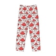 thumbnail image 4 of Easygdp Amanita Red Mushroom Men's Pajama Pant, Sleep Elastic Waistband Lounge Pants - Small, 4 of 9