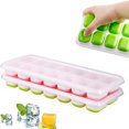 thumbnail image 1 of 2-Pack - Ice Mold - Ice Cube Tray with Lid / Ice Tray - 28 Ice Cubes, 1 of 5