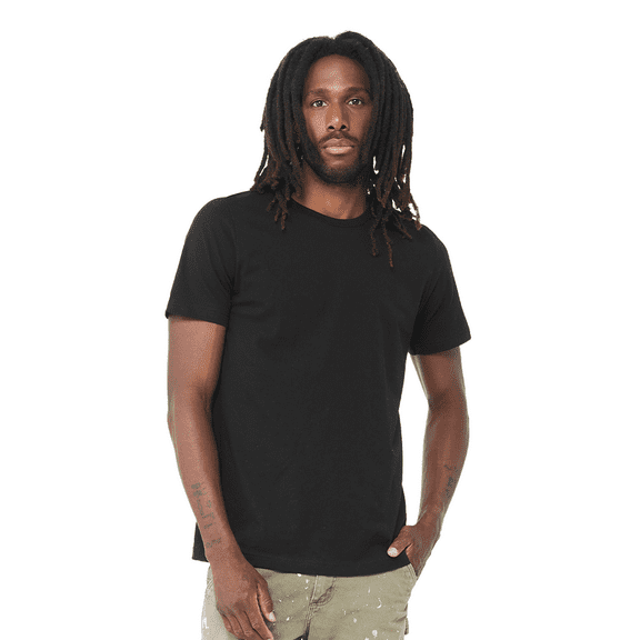 BELLA CANVAS Adult Unisex Short Sleeve Crew T-Shirt for Crafting, Black, 2XL, 6-Pack