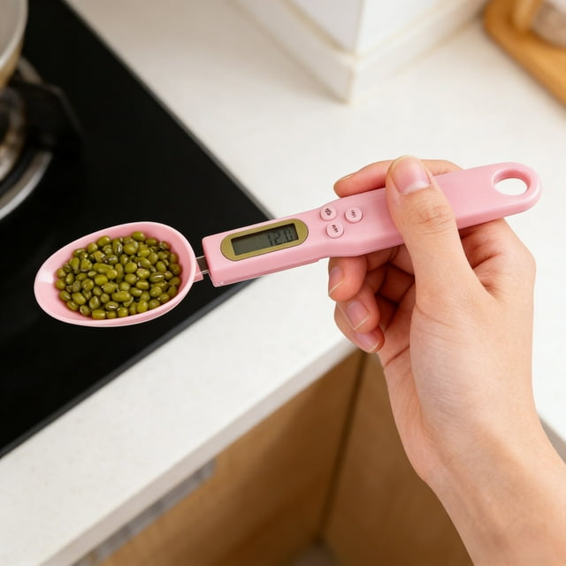 Digital Kitchen Measuring Spoon Electronic Food Scale for Precise Ingredient Measurement in Modern Cooking