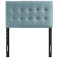 thumbnail image 5 of Emily Twin Biscuit Tufted Performance Velvet Headboard in Light Blue, 5 of 8