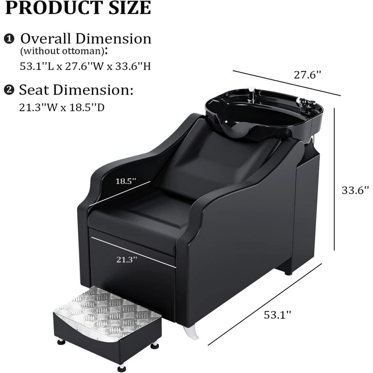 MIAMI Shampoo Backwash System, Backwash Shampoo Bowl in Florida