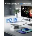 thumbnail image 3 of MINISFORUM UM870 Slim Mini PC AMD Ryzen 7 8745H Processeur Version Barebone HDMI/DP/USB4 Ordinateur, 3 of 8